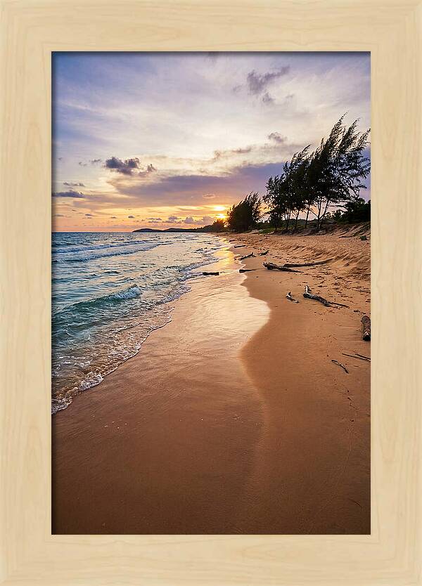 Long Beach Serenity At Sunset