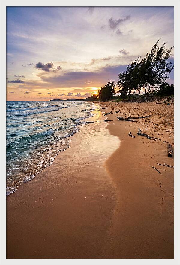 Long Beach Serenity At Sunset