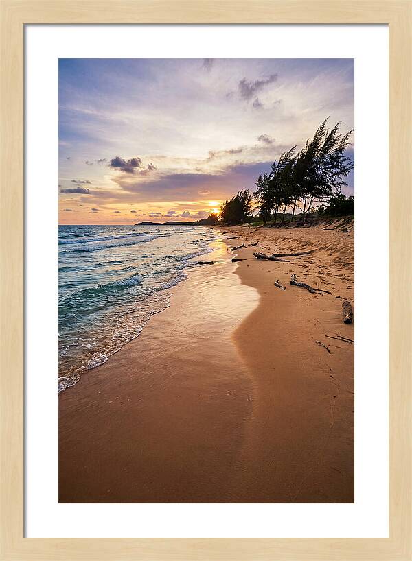 Long Beach Serenity At Sunset
