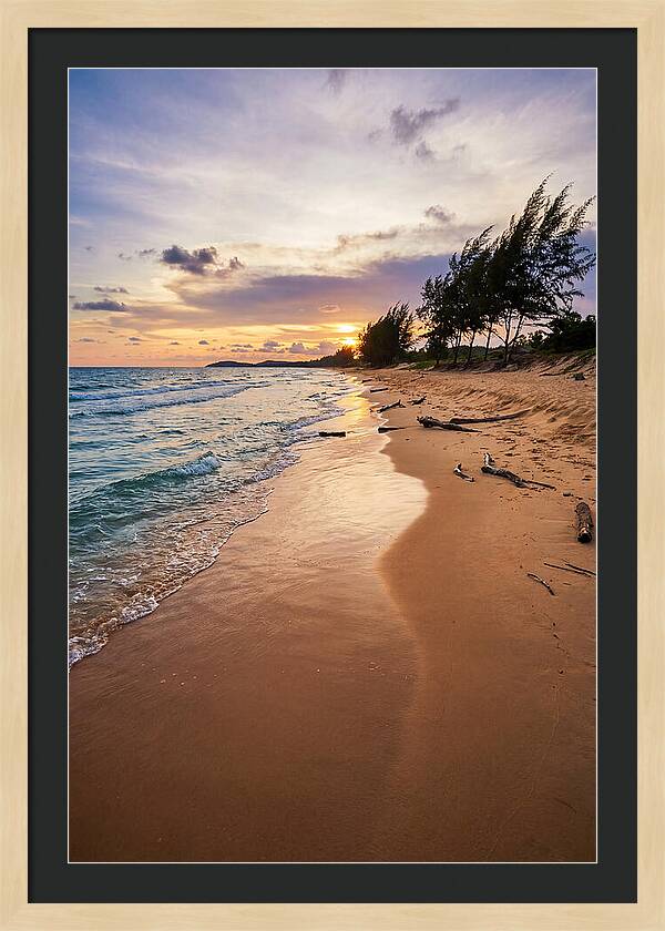 Long Beach Serenity At Sunset