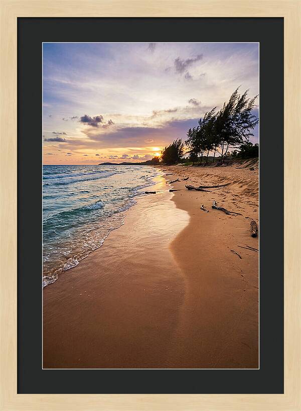 Long Beach Serenity At Sunset