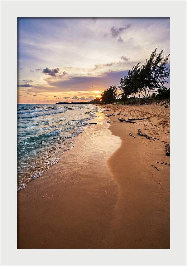 Long Beach Serenity At Sunset