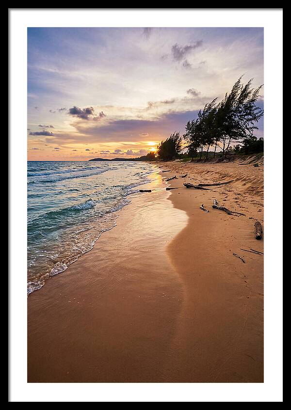 Long Beach Serenity At Sunset