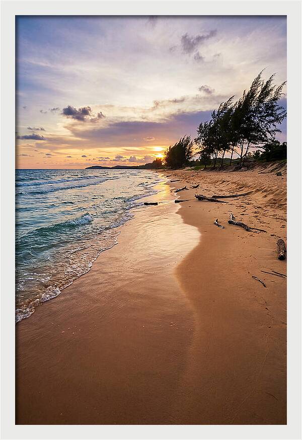 Long Beach Serenity At Sunset