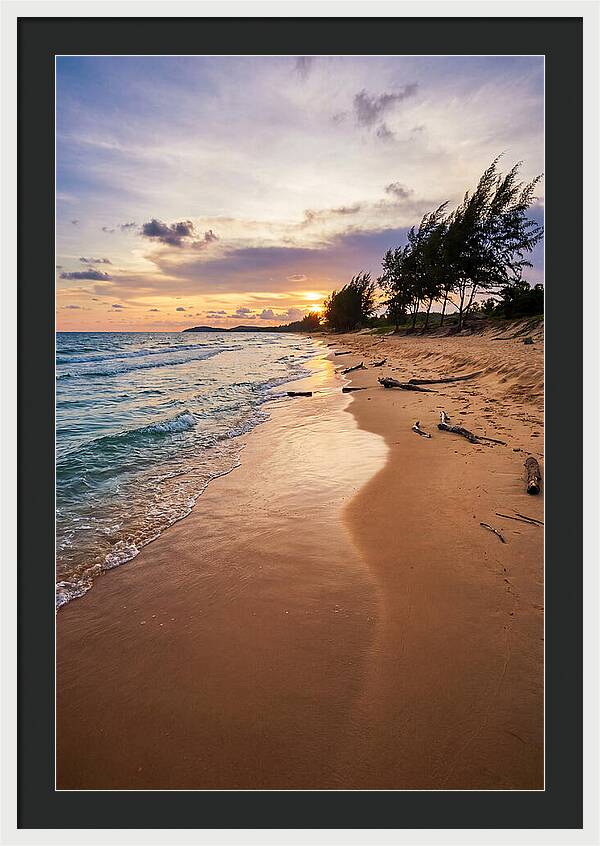 Long Beach Serenity At Sunset
