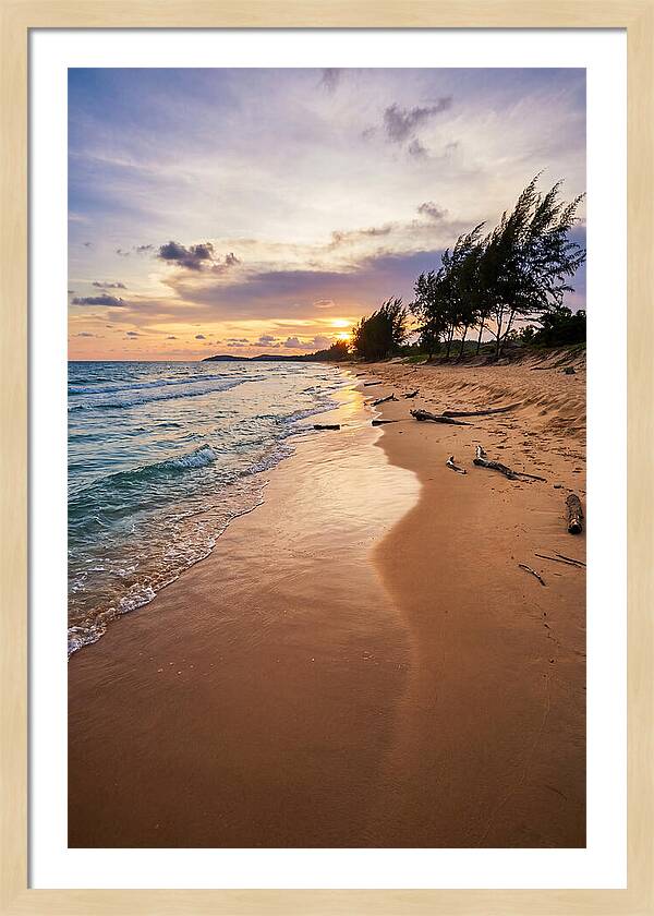 Long Beach Serenity At Sunset