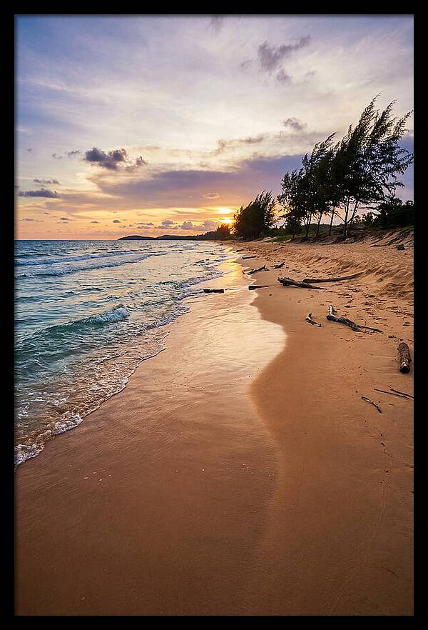 Long Beach Serenity At Sunset
