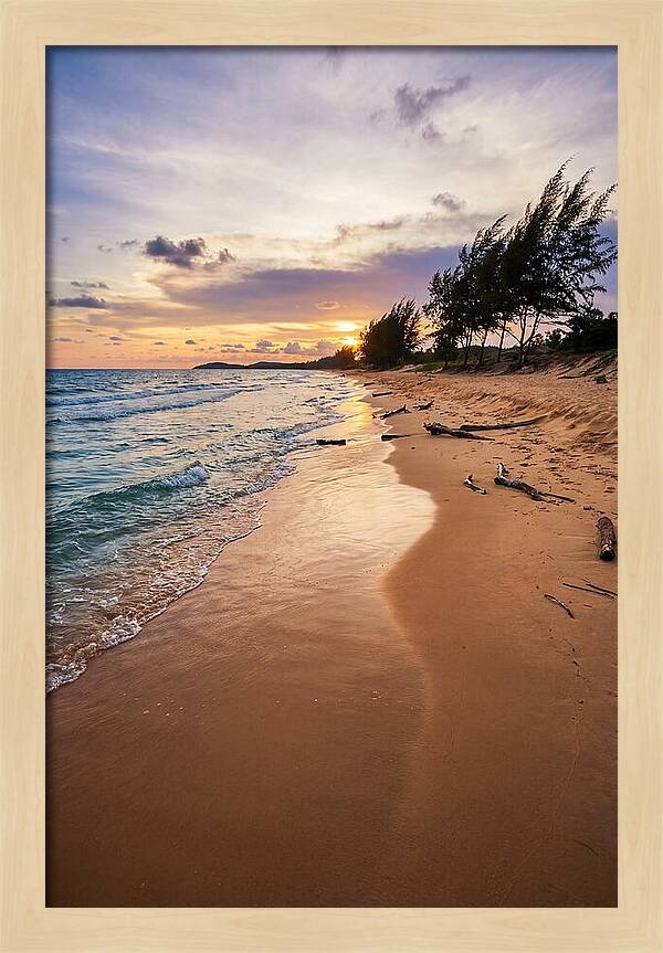 Long Beach Serenity At Sunset