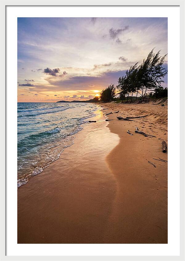 Long Beach Serenity At Sunset
