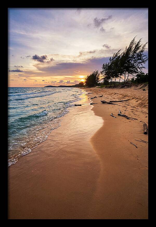 Long Beach Serenity At Sunset