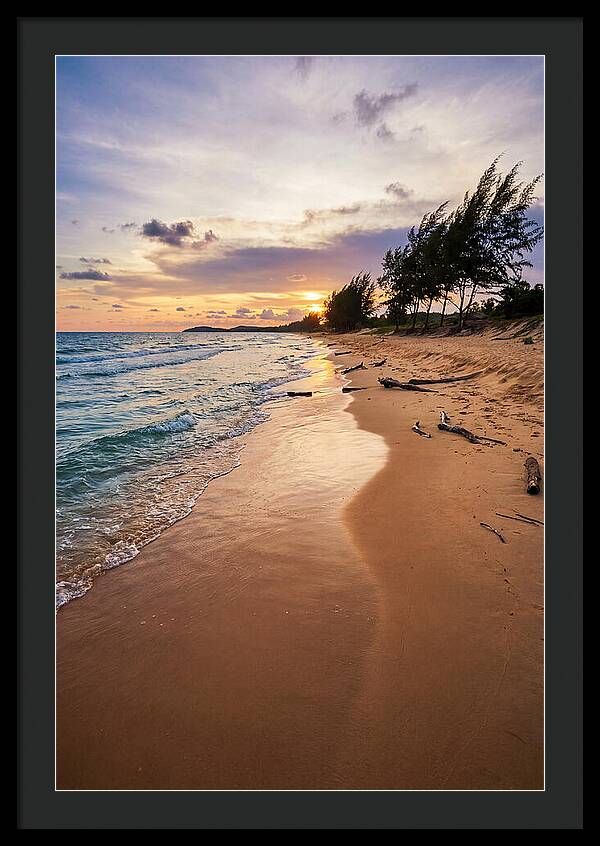 Long Beach Serenity At Sunset