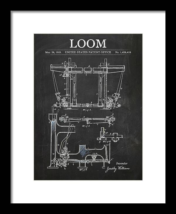 Loom Chalkboard Patent Us1428410