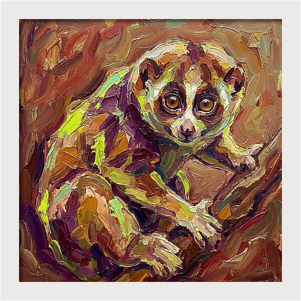 Loris In Expressionist Style