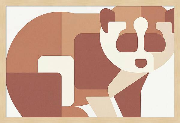 Loris In Minimalist Style