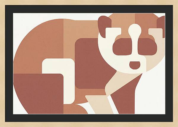 Loris In Minimalist Style