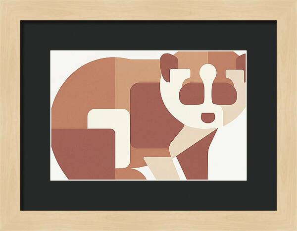 Loris In Minimalist Style