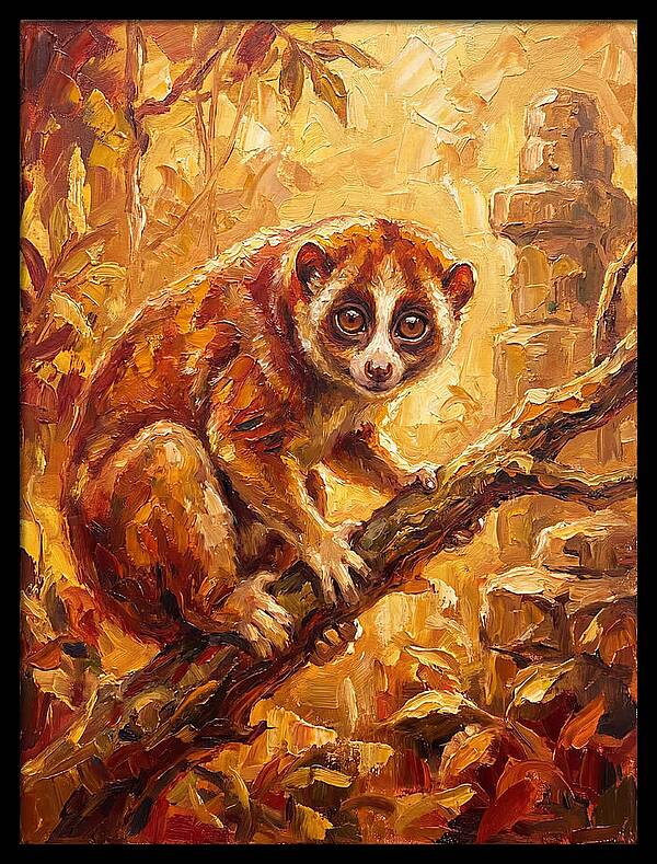 Loris In The Golden Glow