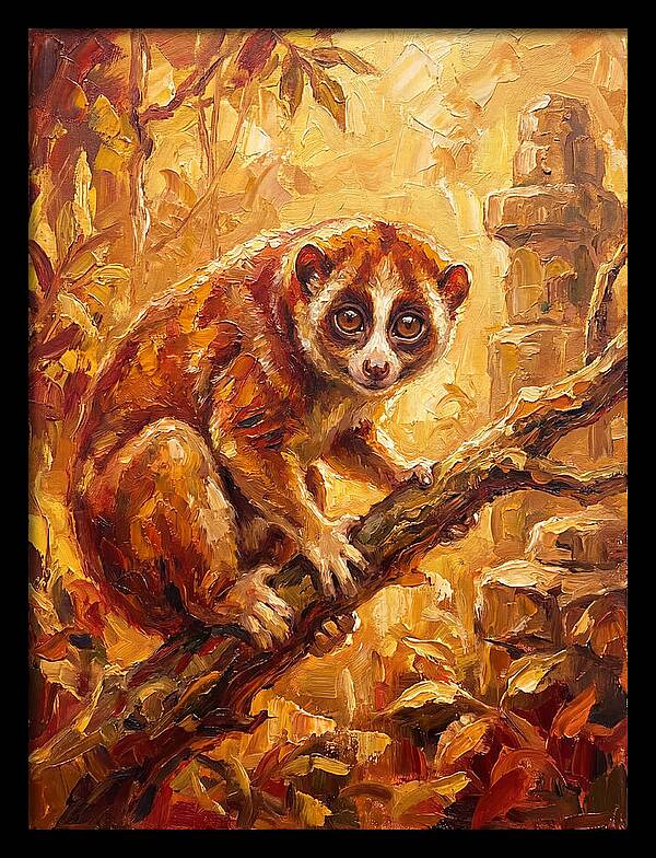 Loris In The Golden Glow