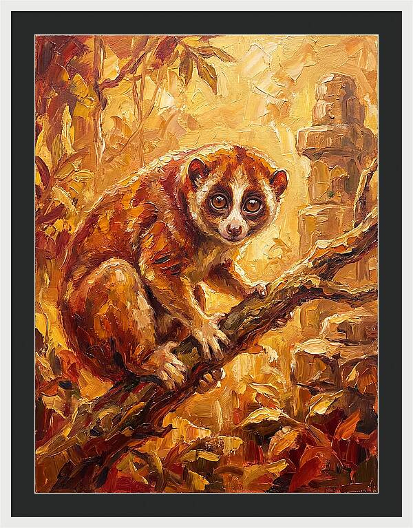 Loris In The Golden Glow