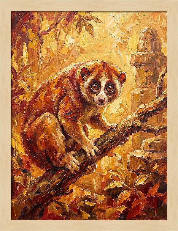 Loris In The Golden Glow