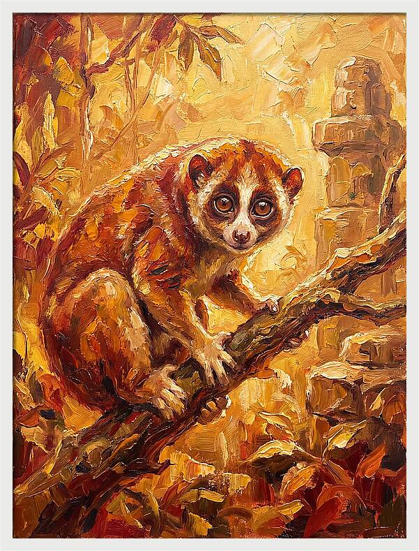 Loris In The Golden Glow