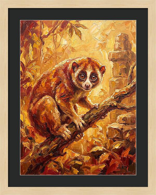 Loris In The Golden Glow