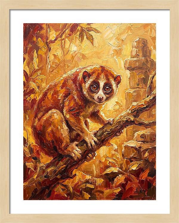 Loris In The Golden Glow
