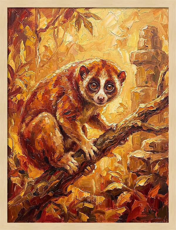 Loris In The Golden Glow
