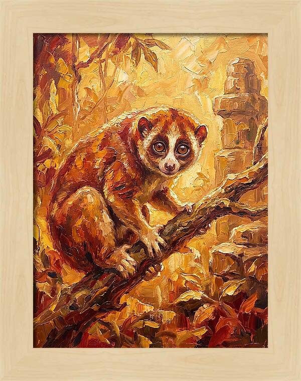 Loris In The Golden Glow
