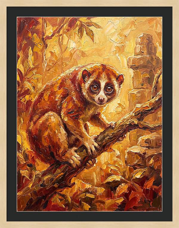 Loris In The Golden Glow