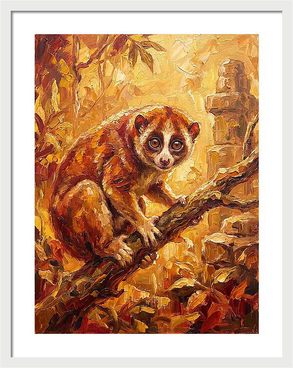 Loris In The Golden Glow