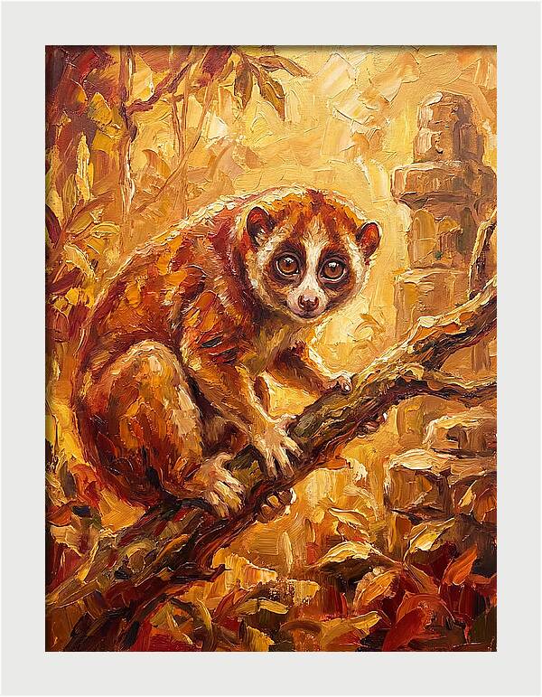 Loris In The Golden Glow