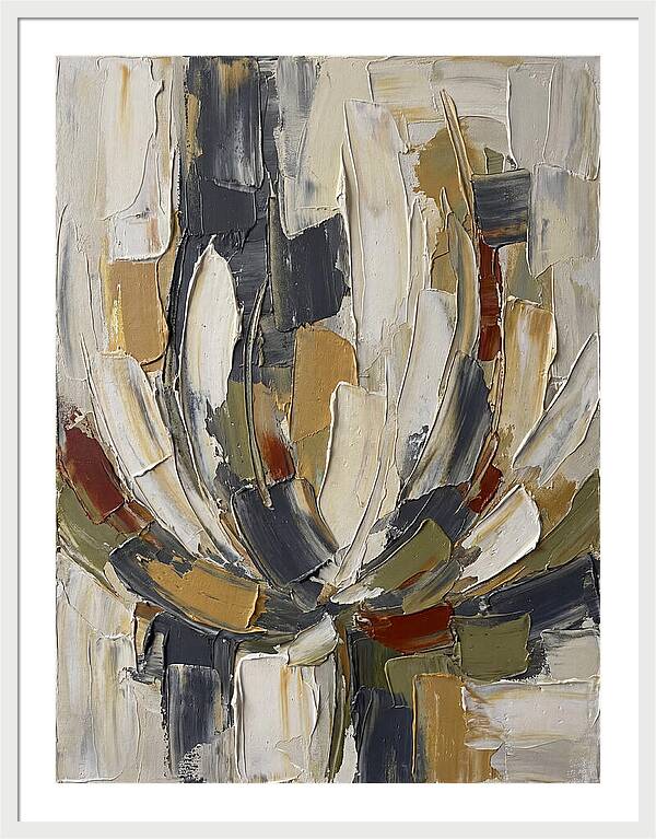 Lotus Blossom In Abstract Form
