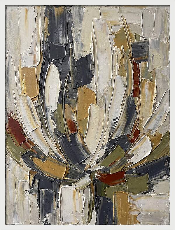 Lotus Blossom In Abstract Form