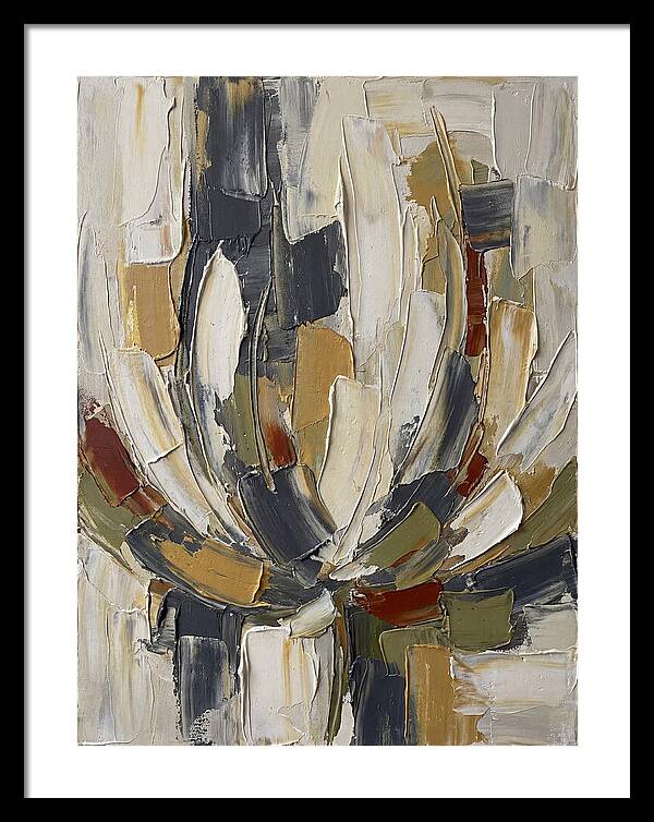 Lotus Blossom In Abstract Form