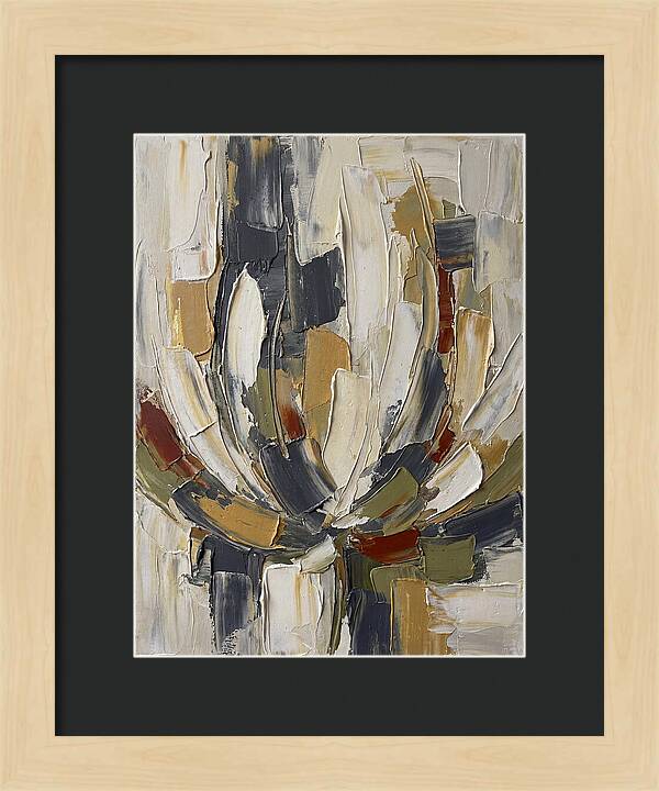 Lotus Blossom In Abstract Form
