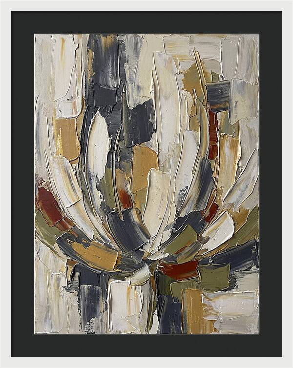 Lotus Blossom In Abstract Form