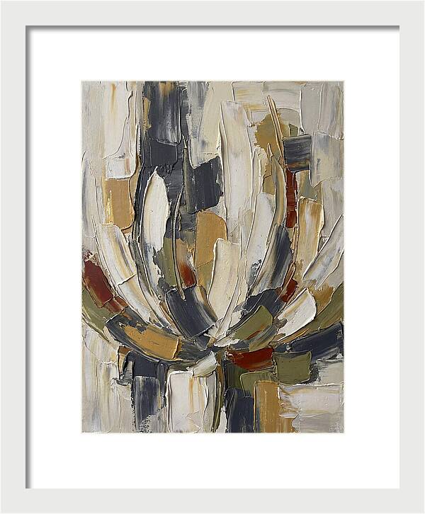 Lotus Blossom In Abstract Form