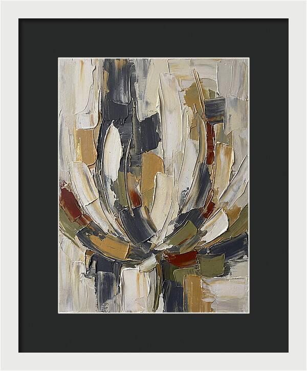 Lotus Blossom In Abstract Form