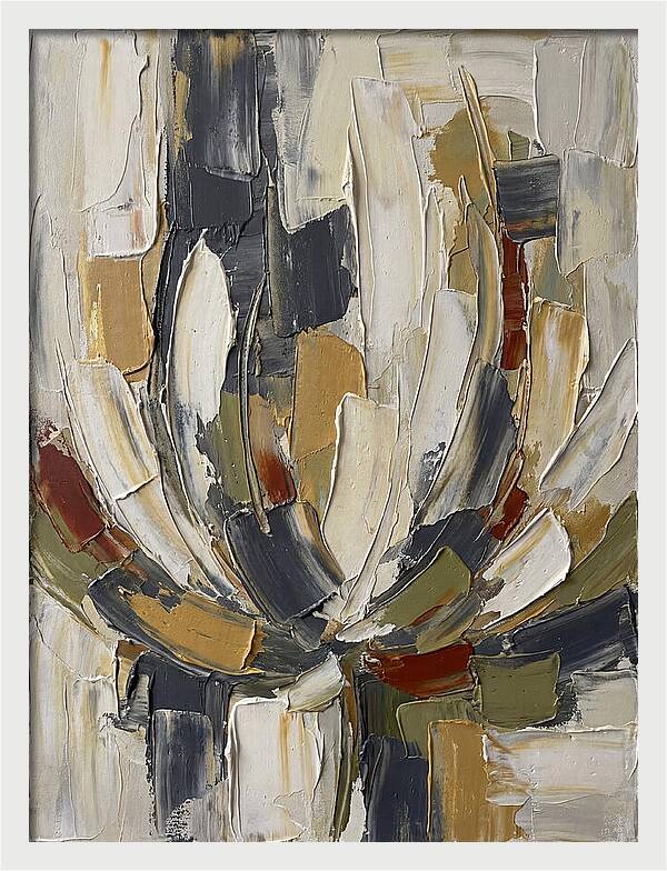 Lotus Blossom In Abstract Form