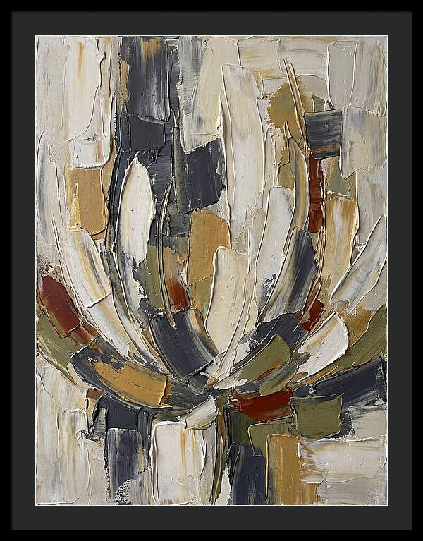 Lotus Blossom In Abstract Form