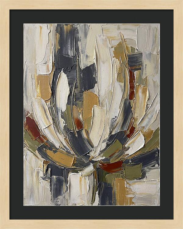 Lotus Blossom In Abstract Form