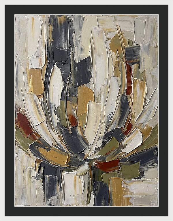 Lotus Blossom In Abstract Form