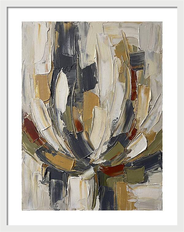 Lotus Blossom In Abstract Form