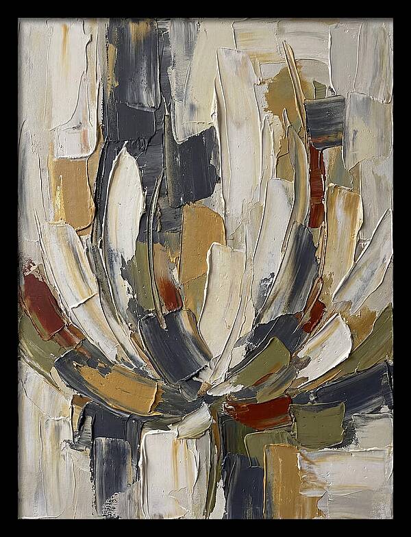 Lotus Blossom In Abstract Form