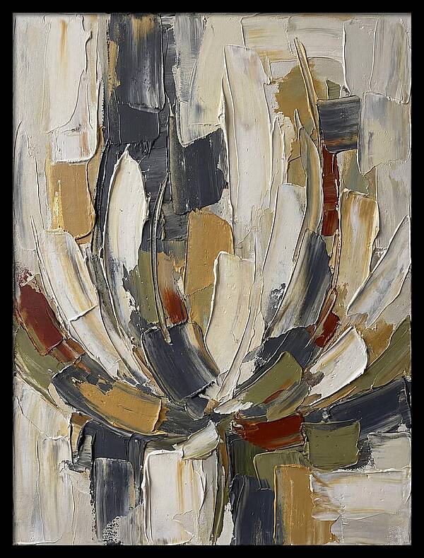 Lotus Blossom In Abstract Form