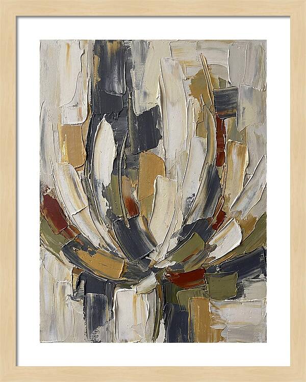 Lotus Blossom In Abstract Form