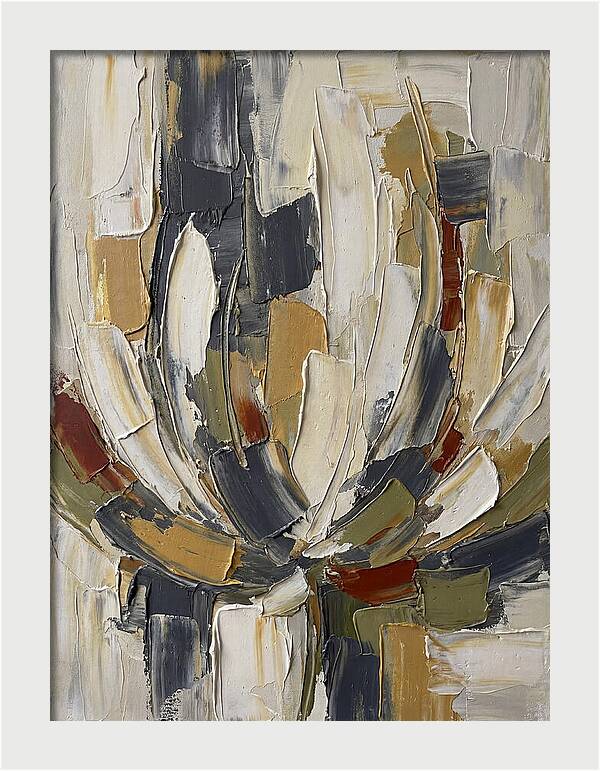 Lotus Blossom In Abstract Form