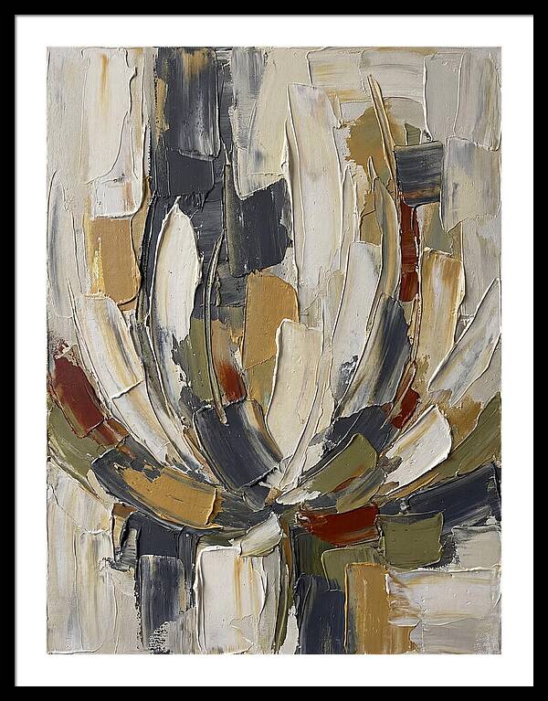 Lotus Blossom In Abstract Form