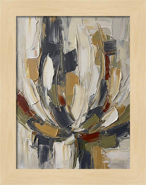 Lotus Blossom In Abstract Form